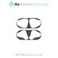 Sticker antipolvere per AirPods 1 e 2, Black, FixPremium