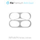 Sticker antipolvere per AirPods Pro, Silver, FixPremium