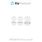Set di gommini per AirPods Pro 3pcs L, M, S, White, FixPremium