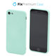Custodia in silicone per iPhone 7, 8, SE 2020, SE 2022, Light Cyan, FixPremium