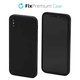 Custodia in silicone per iPhone X, XS, Black, FixPremium