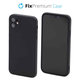 Custodia in silicone per iPhone 11, Black, FixPremium