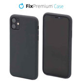 Custodia in silicone per iPhone 11, Space Grey, FixPremium
