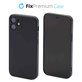 Custodia in silicone per iPhone 12 mini, Black, FixPremium