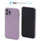 Custodia in silicone per iPhone 12 Pro, Purple, FixPremium