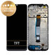 Schermo per Xiaomi Redmi 10C 220333QAG 220333QBI, Graphite Gray, Vetro touch con cornice, 560001C3QA00, Genuine Service Pack