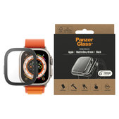 Vetro temperato Full Body AB per Apple Watch Ultra 2 49 mm, Nero, PanzerGlass