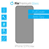 Vetro temperato Privacy Anti-Spy per iPhone 12 Pro Max, FixPremium