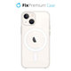 Custodia in silicone con MagSafe per iPhone 13 mini, Transparent, FixPremium
