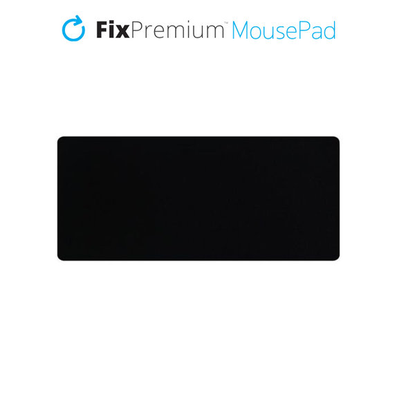 Tappetino per mouse 120x50cm, Black, FixPremium