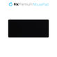 Tappetino per mouse 120x50cm, Black, FixPremium