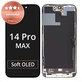 Schermo per iPhone 14 Pro Max, Vetro touch con cornice, Refurbished