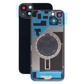 Vetro scocca posteriore con lente fotocamera, piastra metallica e magneti MagSafe per iPhone 14 Plus, Midnight