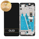 Schermo per Motorola Moto G72 XT2255, Meteorite Gray, Vetro touch con cornice, 5D68C21701, Genuine Service Pack