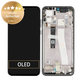 Schermo per Motorola Edge 30 Neo XT2245, Black Onyx, Vetro touch con cornice, 5D68C21403, Genuine Service Pack