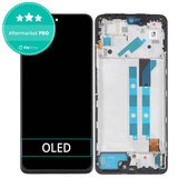 Schermo OLED per Xiaomi Redmi Note 11 Pro 4G, 5G, Poco X4 Pro 5G, Graphite Grey, Vetro touch con cornice