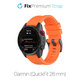 Cinturino in silicone per Garmin QuickFit 26mm, Orange, FixPremium