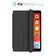 Custodia Flip in silicone per iPad 10.2" (7th, 8th, 9th Gen), Black, FixPremium