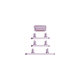 Pulsanti laterali per iPhone 14 Plus, Purple