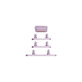 Pulsanti laterali per iPhone 14 Plus, Purple