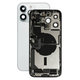 Scocca posteriore con piccoli componenti per iPhone 14 Pro Max, Silver