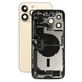 Scocca posteriore con piccoli componenti per iPhone 14 Pro Max, Gold