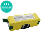 Batteria per iRobot Roomba 500, 600, 700, 800, 900-seriess, R3, Scooba 450, Vileda 137173, 11702, GD-Roomba-500, VAC-500NMH-33, Ni-MH, 4000mAh, 14.4V, HQ