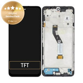 Schermo per Xiaomi Redmi Note 11S 5G 22031116BG, Midnight Black, Vetro touch con cornice, 560001K16B00, Genuine Service Pack