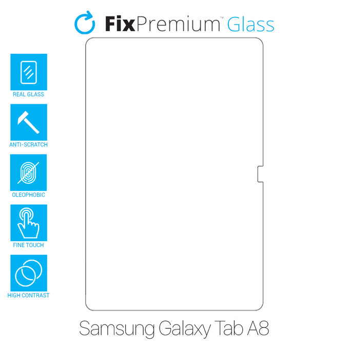 Vetro temperato per Samsung Galaxy Tab A8, FixPremium