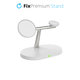Supporto MagSafe 3in1 per iPhone, Apple Watch e AirPods, White, FixPremium