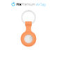 Portachiavi in silicone per AirTag, Orange, FixPremium