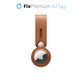 Portachiavi in pelle per AirTag, Brown, FixPremium