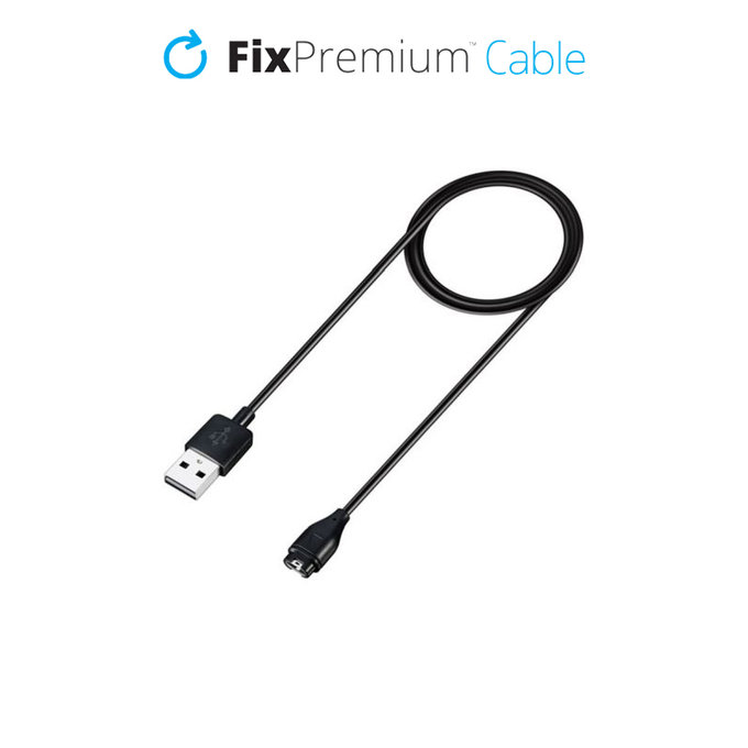 Cavo di ricarica per Garmin Watch, Black, FixPremium