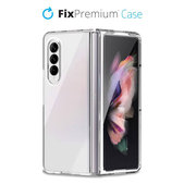 Custodia in silicone per Samsung Z Fold 3, Transparent, FixPremium