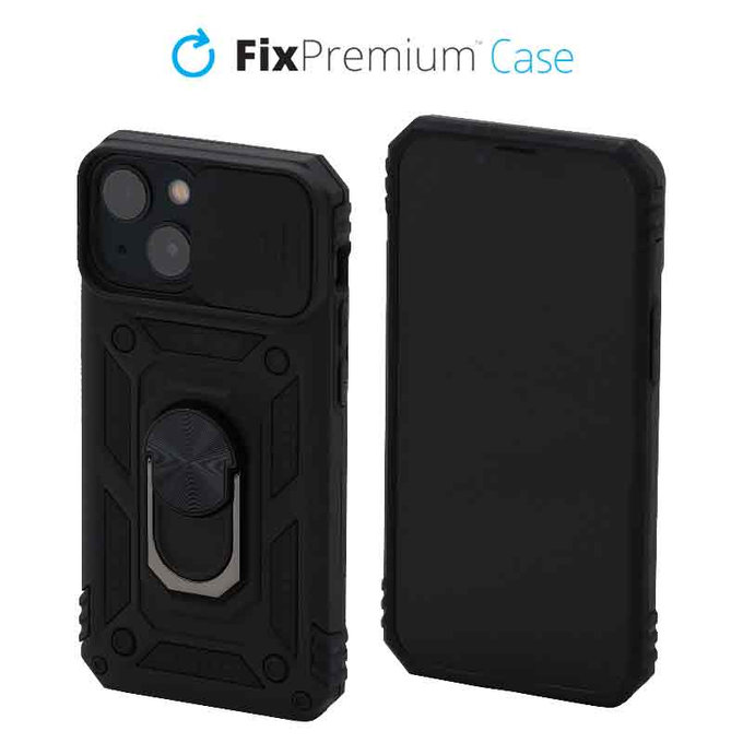 Custodia CamShield per iPhone 13 mini, Black, FixPremium
