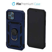 Custodia CamShield per iPhone 12, 12 Pro, Blue, FixPremium