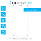Vetro temperato FullCase per iPhone XS Max, 11 Pro Max, FixPremium