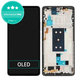 Schermo OLED per Xiaomi Poco F4 5G 22021211RG, 22021211RI, Night Black, Vetro touch con cornice