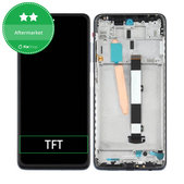 Schermo per Xiaomi Poco X3 Pro, Phantom Black, Vetro touch con cornice