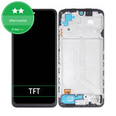 Schermo per Xiaomi Redmi Note 10, Black, Vetro touch con cornice