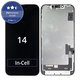 Schermo In-Cell FHD per iPhone 14, Vetro touch con cornice, FixPremium