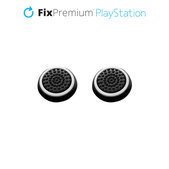 Set di cappucci per levette controller 2pcs per PS4 e PS5, White, FixPremium