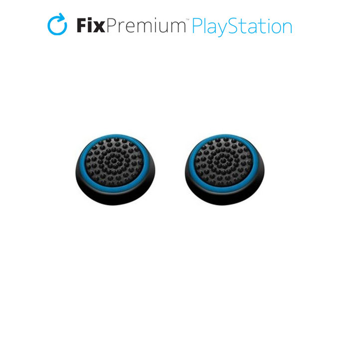 Set di cappucci per levette controller 2pcs per PS4 e PS5, Blue, FixPremium