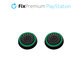 Set di cappucci per levette controller 2pcs per PS4 e PS5, Green, FixPremium