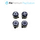 Pulsanti retro per PS5 DualSense, White, FixPremium