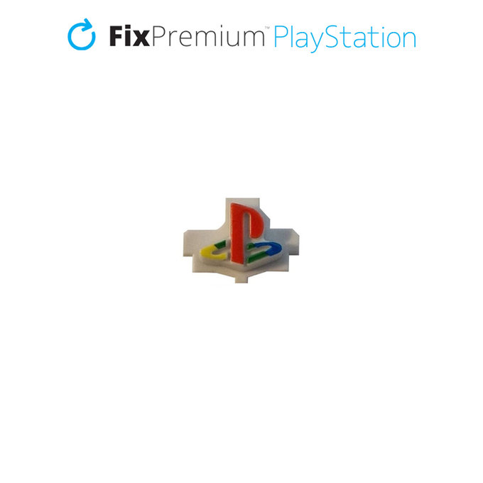 Pulsante Home retro per PS5 DualSense, White, FixPremium