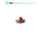 Pulsante Home retro per PS5 DualSense, White, FixPremium