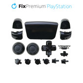 Elementi decorativi luxury per PS5 DualSense, Black, FixPremium