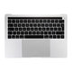 Top case con tastiera UK, microfono, trackpad e altoparlanti per MacBook Pro 13" A1706 (Late 2016 - Mid 2017), Silver