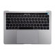 Top case con tastiera UK, microfono, trackpad e altoparlanti per MacBook Pro 13" A1706 (Late 2016 - Mid 2017), Space Gray